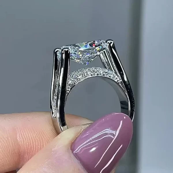 Diamond Solitaire Ring - Image 3